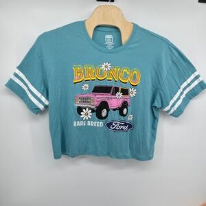 Ford Bronco Rare Breed Teal Floral Graphic T-Shirt Women's 2X